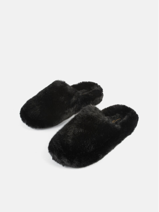 L37 L37 Pantofole LITTLE FLUFFY CLOUDS Nero
