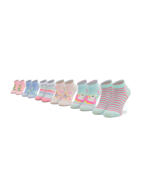 Skechers Skechers Set di 6 paia di calzini lunghi da bambini SK43081 Multicolore