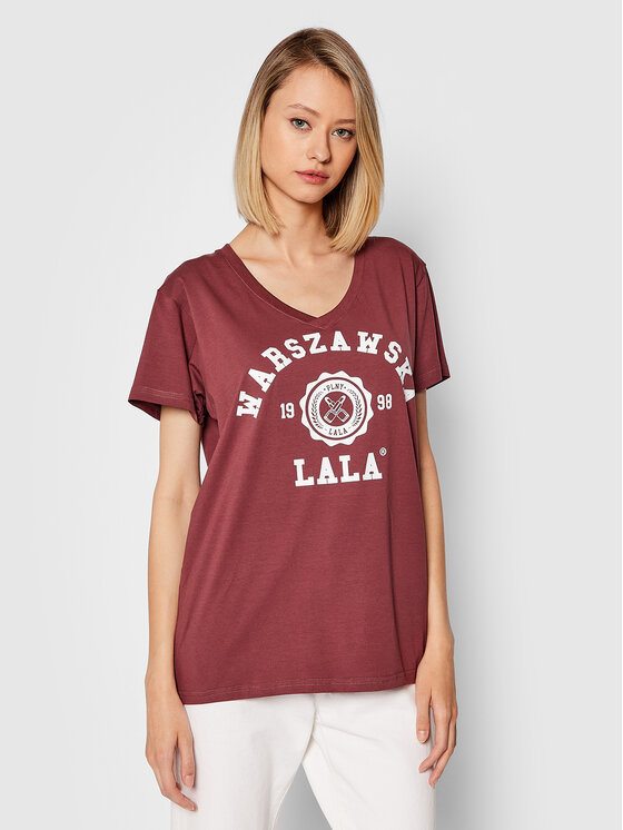 T-shirt Warszawska Lala PL-KO-VN-00190 Bordeaux