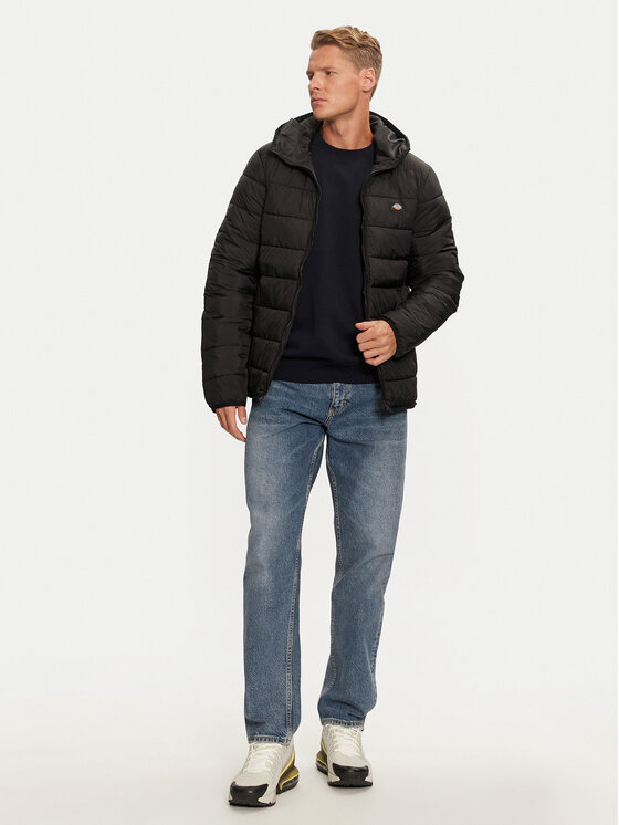 Dickies Dickies Pehelykabát Waldenburg Mid DK0A4Y3XBLK Fekete Regular Fit