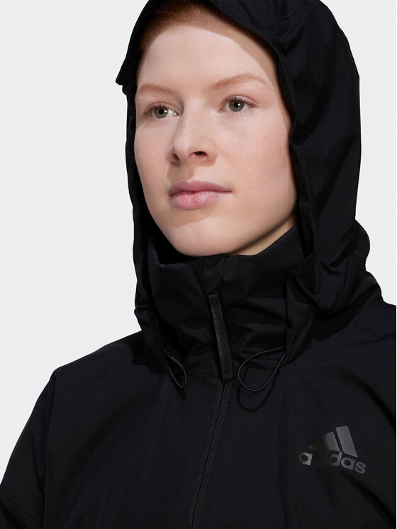 adidas adidas Neperšlampanti striukė Terrex Traveer RAIN.RDY HG6021 Juoda Loose Fit
