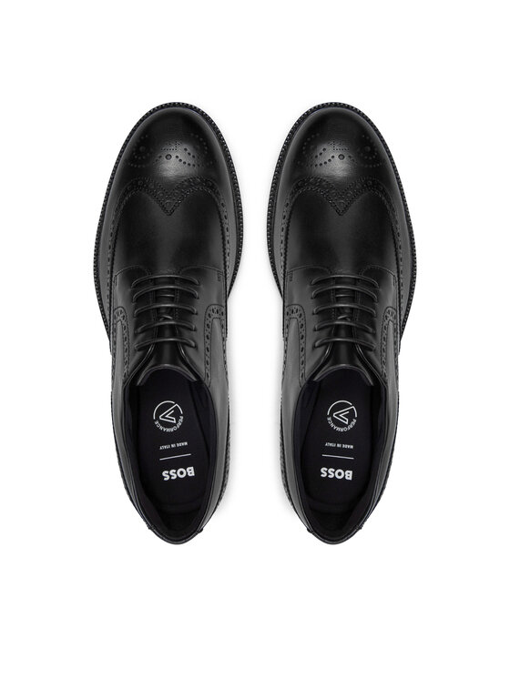 BOSS Boss Félcipő Dressletic Derb bubr 50521227 Fekete