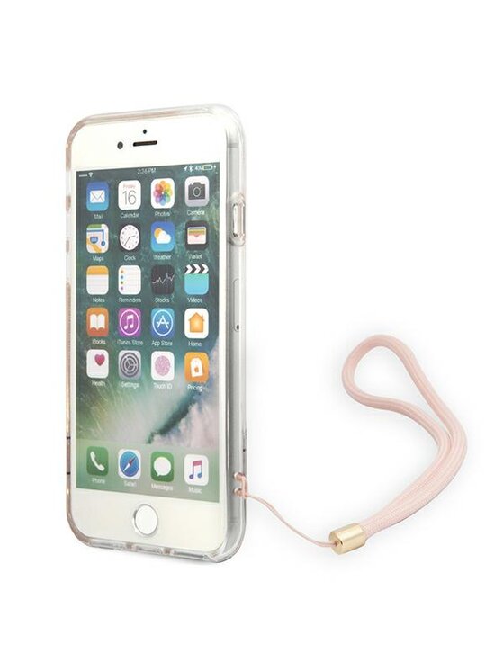 Guess Guess Etui na telefon iPhone 7/8/SE 2020 Różowy