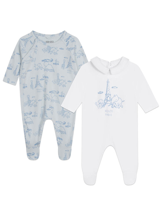 Kenzo Kids Lot de 2 grenouilleres K98106 Multicolore Regular Fit Modivo