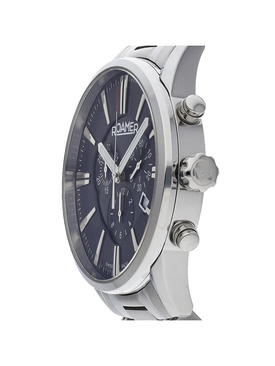 Roamer Roamer Käekell Superior Chrono 508837 41 45 50 Hõbedane