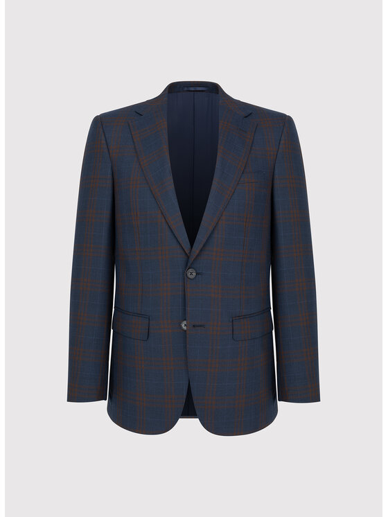 Pako Lorente Pako Lorente Marynarka P26WP-3X-007 Granatowy Slim Fit