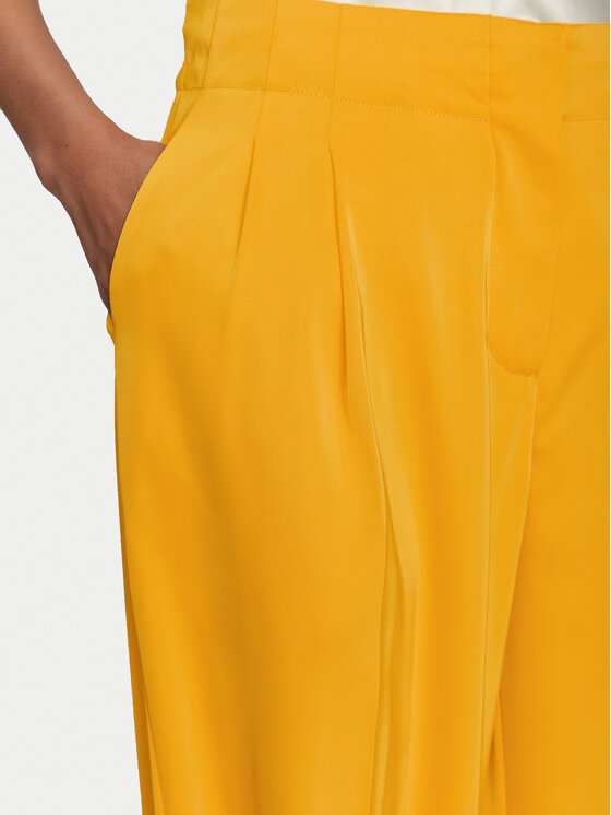 2NDDAY 2NDDAY Панталони тип палацо Carter 2252162279 Жълт Wide Leg