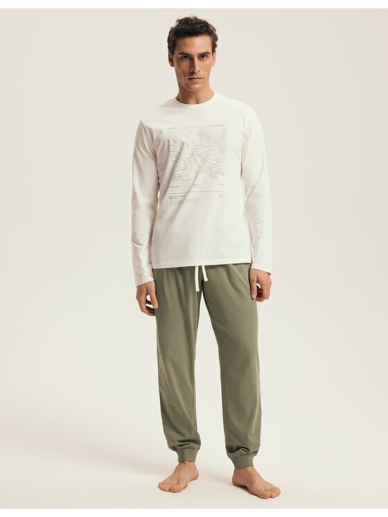 Henderson Henderson Piżama 43464 Zielony Regular Fit