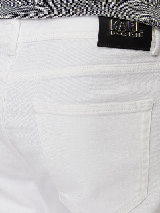 KARL LAGERFELD KARL LAGERFELD Jeansy 265840 542862 Biały Regular Fit