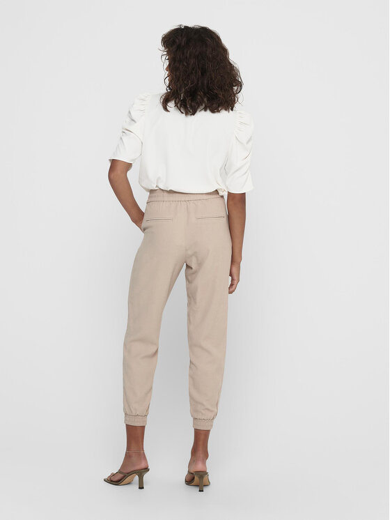 ONLY ONLY Spodnie dresowe 15203946 Beżowy Regular Fit