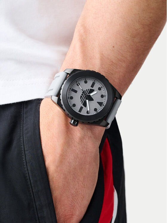 adidas adidas Годинник Discoverer One AOSY25023 Чорний
