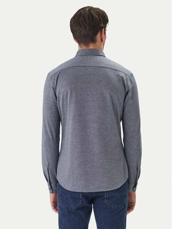 BOSS BOSS Krekls Mysoft 50519748 Tumši zils Slim Fit