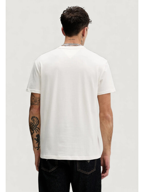 Tommy Jeans Tommy Jeans T-shirt DM0DM22645 Bianco Casual Fit
