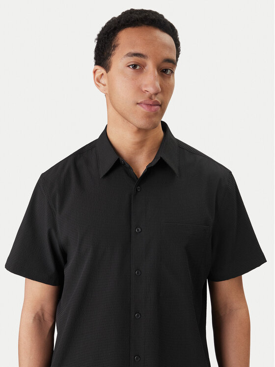 Calvin Klein Calvin Klein Риза LV04LF109G Черен Classic Fit