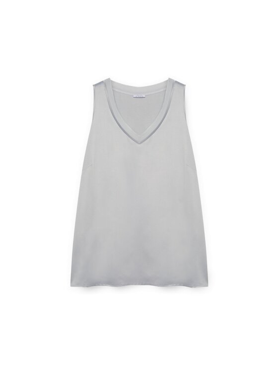 Fiorella Rubino Fiorella Rubino T-shirt G478L208554N003 Grigio Regular Fit