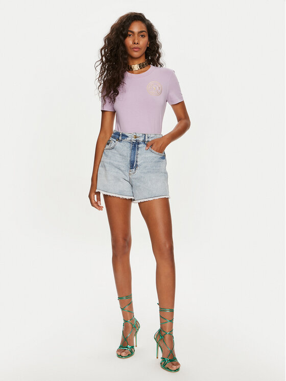 Versace Jeans Couture Versace Jeans Couture T-Shirt 76HAHT02 Violett Slim Fit