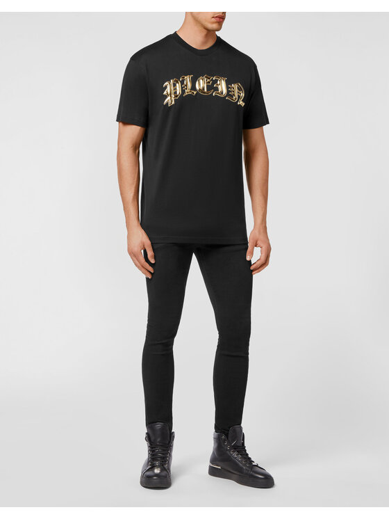 PHILIPP PLEIN PHILIPP PLEIN T-Shirt 301 Czarny Regular Fit
