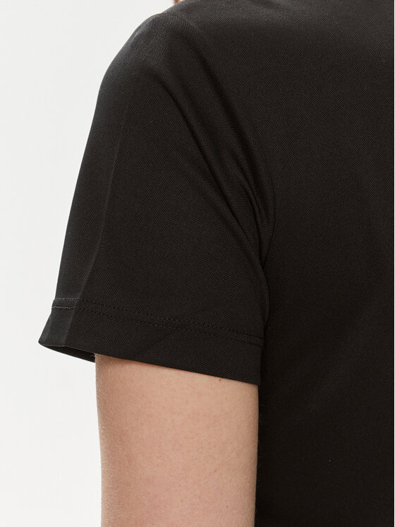 CMP CMP Technikai póló 39T5676P Fekete Regular Fit