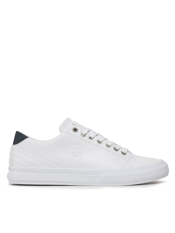 Tommy Hilfiger Tommy Hilfiger Sneakers Th Hi Vulc Street Low Lth Ess FM0FM04896 Weiß