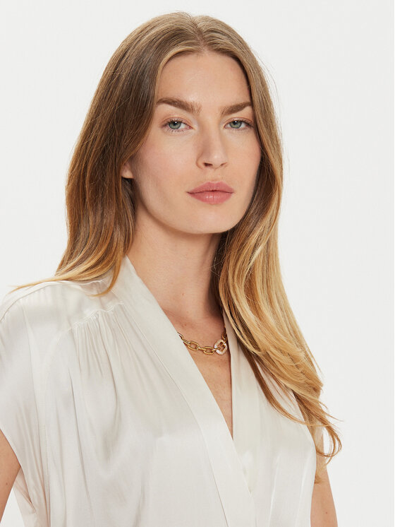 Motivi Motivi Bluse 2733W000636N Weiß Regular Fit