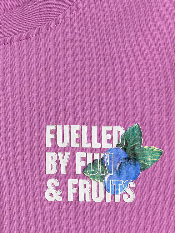 4F 4F T-Shirt JELLIFICATION Fioletowy Loose Fit