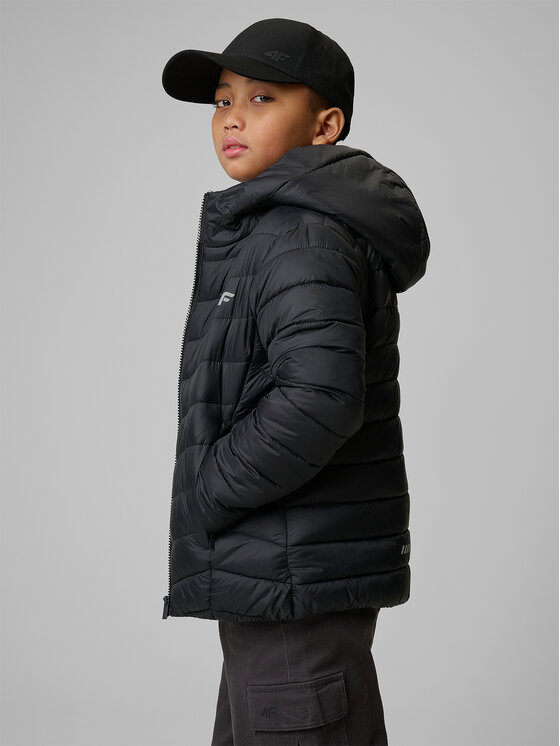 4F 4F Kurtka puchowa OUTERWEAR Czarny Regular Fit