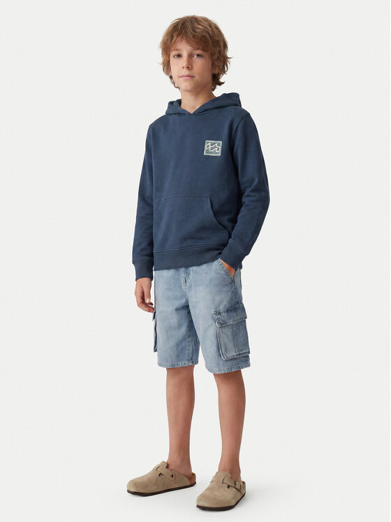 Billabong Billabong Μπλούζα Foundation EBBSF00127 Σκούρο μπλε Regular Fit