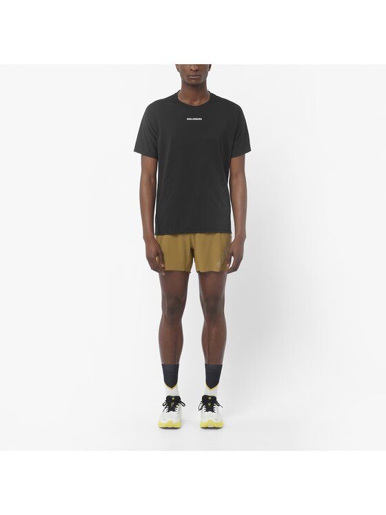 Salomon Salomon Koszulka techniczna SENSE AERO GRAPHIC Czarny Slim Fit