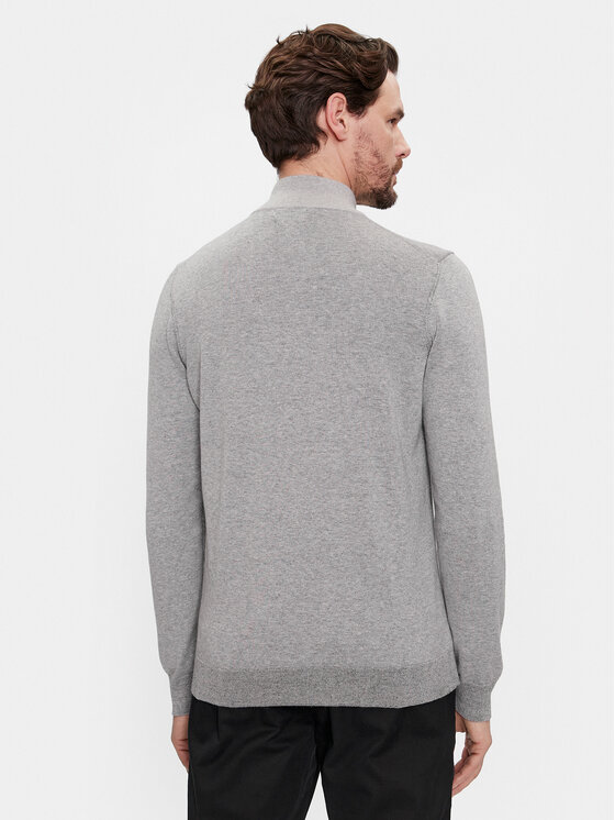 Calvin Klein Calvin Klein Sweter K10K112735 Szary Regular Fit