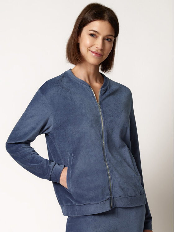 Huber Huber Bluza 10297 Granatowy Regular Fit