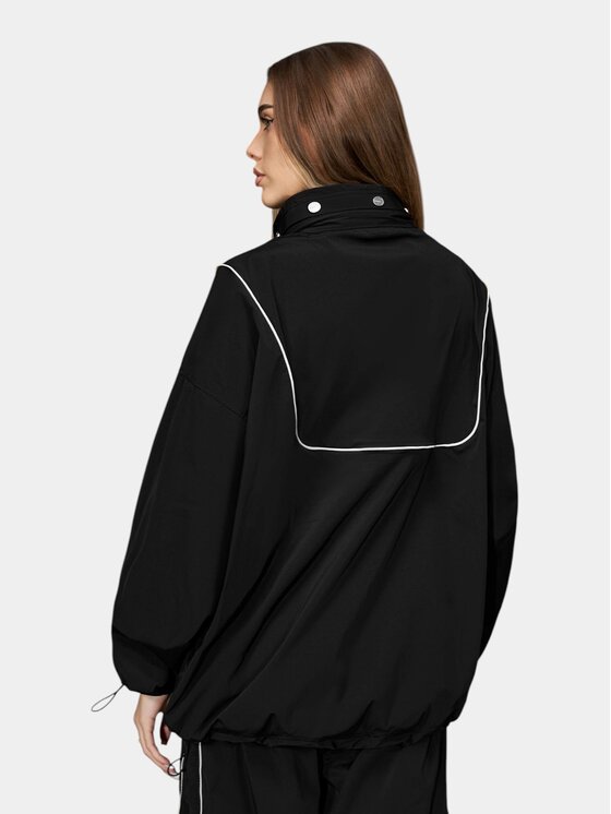 Nobrand Nobrand Kurtka anorak Hanorac Urban Navigator -H27073 Czarny Basic Fit