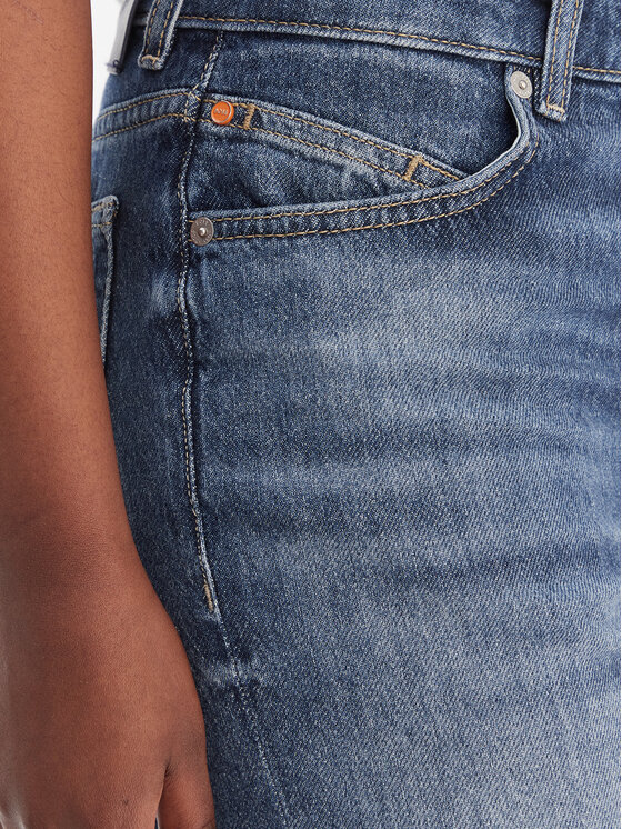 BOSS BOSS Jeans hlače Ada HR 50552376 Mornarsko modra Regular Fit