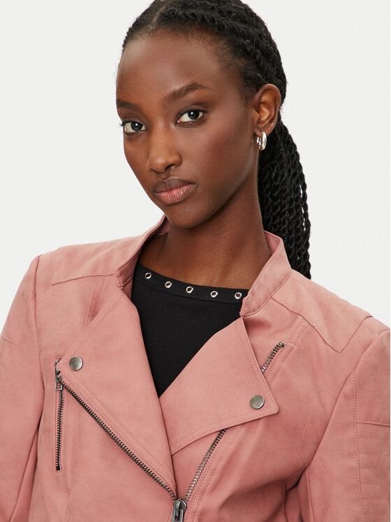 ONLY ONLY Jacke aus Kunstleder Ava 15102997 Rosa Regular Fit