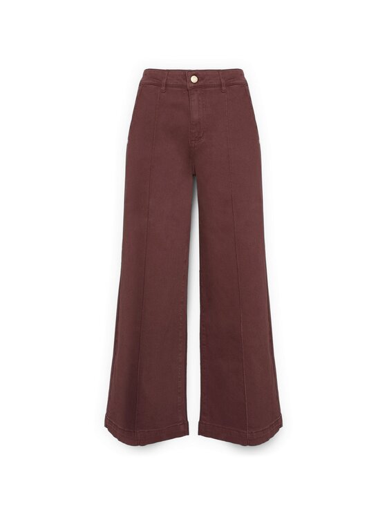 Elena Mirò Elena Mirò Pantaloni di tessuto P701G000438N039 Bordeaux Flare Fit