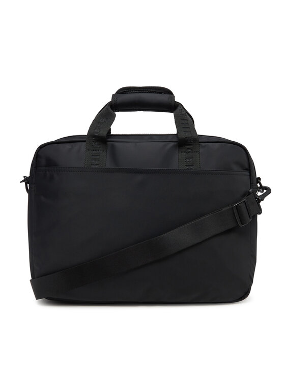 Tommy Hilfiger Tommy Hilfiger Torba za laptop Th Repreve Computer Bag AM0AM13186 Crna