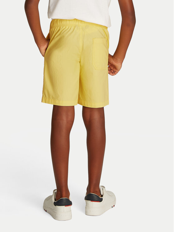 Tommy Hilfiger Tommy Hilfiger Pantaloni scurți sport KB0KB09642 Galben Regular Fit