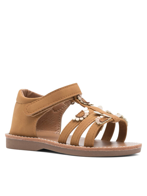 Nelli Blu Nelli Blu Sandály CM220804-6 Hnědá