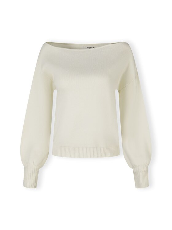 minoti minoti Sweter 26WKNIT6 Écru Regular Fit