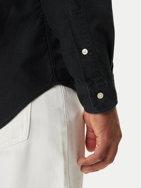 Polo Ralph Lauren Polo Ralph Lauren Πουκάμισο Bsr 710772290 Μαύρο Custom Fit