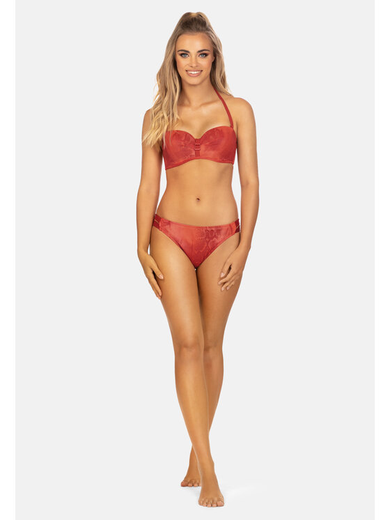 Miss Lou Miss Lou Bikini ML043 Pomarańczowy