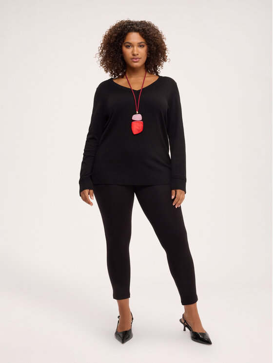 Fiorella Rubino Fiorella Rubino Sweter M273L008555N033 Czarny Regular Fit
