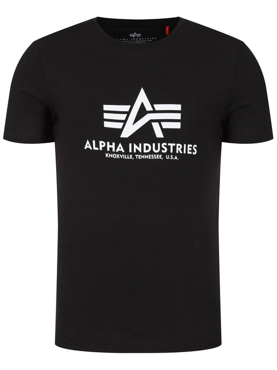 Alpha Industries Alpha Industries Póló Basic 100501 Fekete Regular Fit