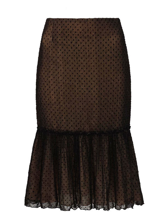 Potis & Verso Potis & Verso Spódnica Salomiki Czarny Slim Fit