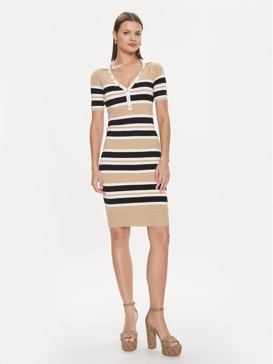Guess Guess Každodenní šaty Maia W4RK66 Z2Y72 Barevná Slim Fit