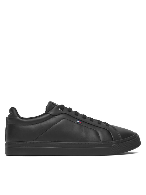 Tommy Hilfiger Tommy Hilfiger Sportcipők Icon Court Light Ess FM0FM05678 Fekete