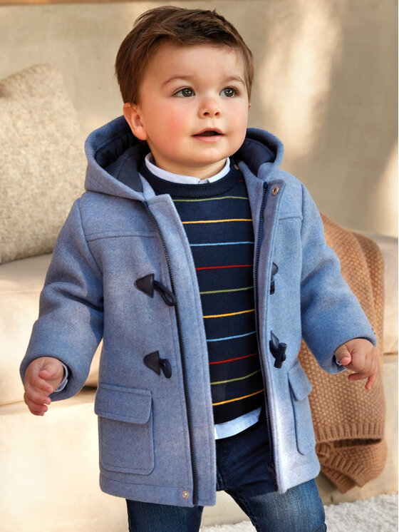 Mayoral Mayoral Wintermantel 2.442 Blau Regular Fit