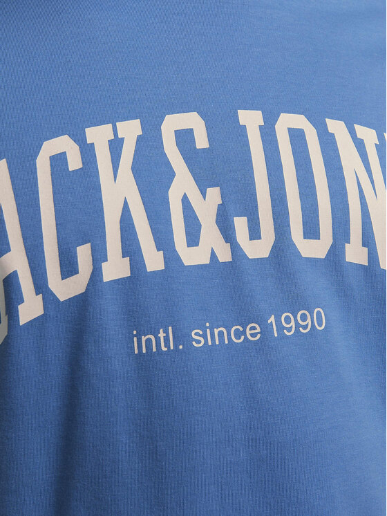 Jack&Jones Jack&Jones Tricou Josh 12236514 Albastru Relaxed Fit