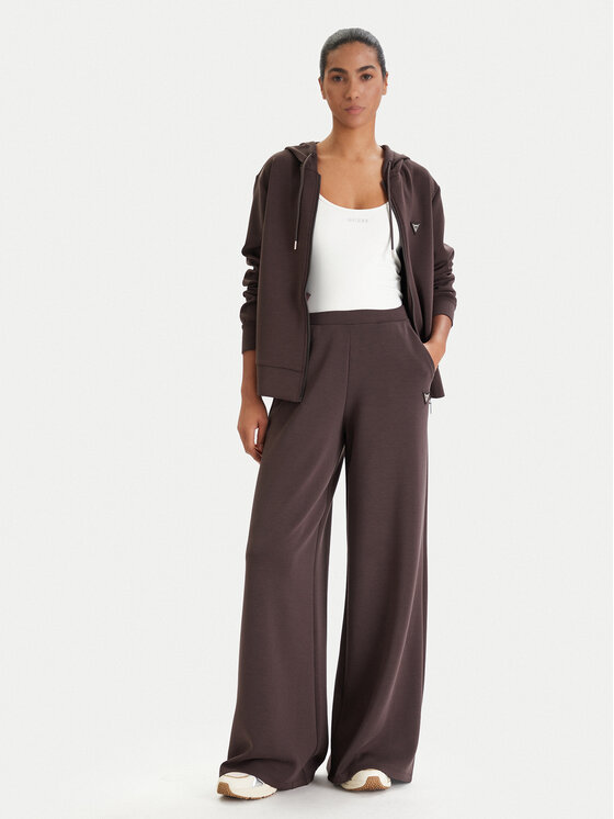 Guess Guess Melegítő alsó V4YB07 KCAY2 Barna Relaxed Fit
