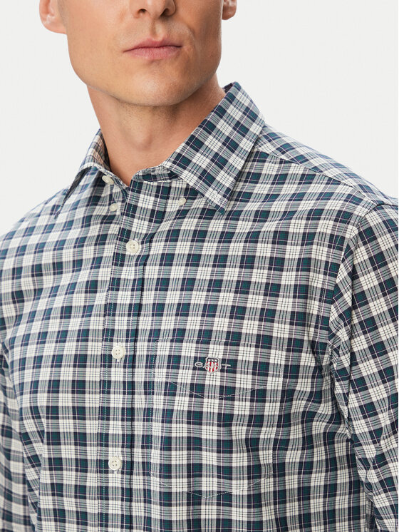 Gant Gant Särk 3263002 Roheline Regular Fit
