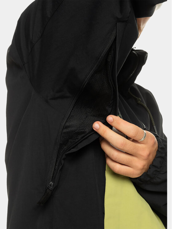 Quiksilver Quiksilver Анорак Steeze Jk Snjt EQYTJ03421 Черен Regular Fit